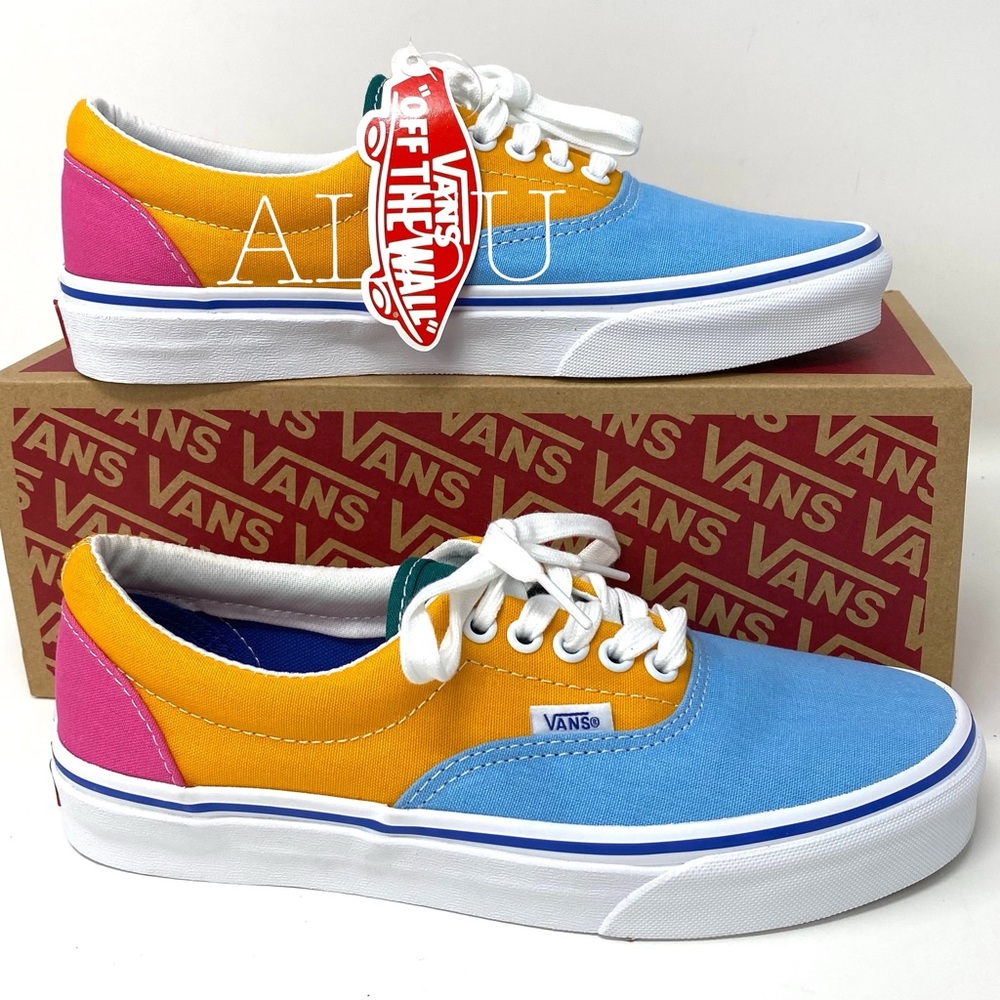 💖MEGA SALE💖VANS ERA Canvas Multi Low Sneakers Casual Women’s 6.5 VN0A38FRVOP - Picture 2 of 11